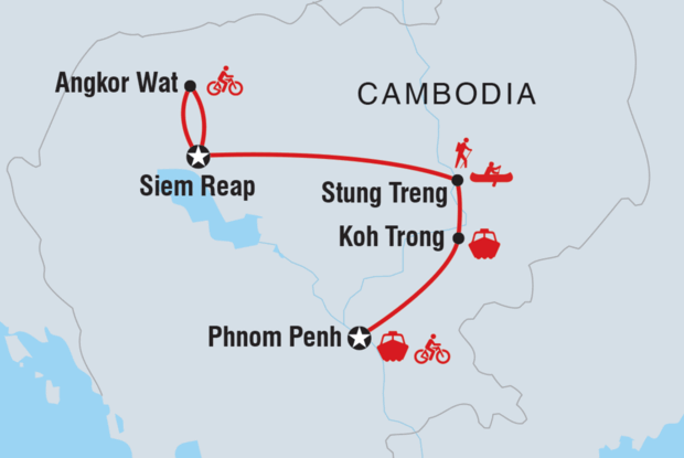 Cambodia: Hike, Bike & Kayak Cambodia: Hike, Bike & Kayak