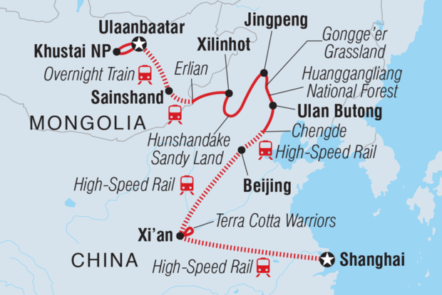 China & Mongolia Railway Adventure