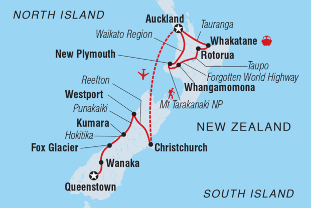 New Zealand North & South New Zealand North & South