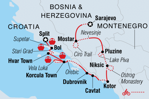 Cycle Croatia & the Balkans Cycle Croatia & the Balkans