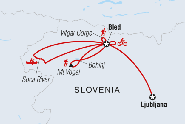 Slovenia: Hike, Bike & Raft Slovenia: Hike, Bike & Raft