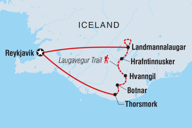 Iceland's Laugavegur Trail Iceland's Laugavegur Trail