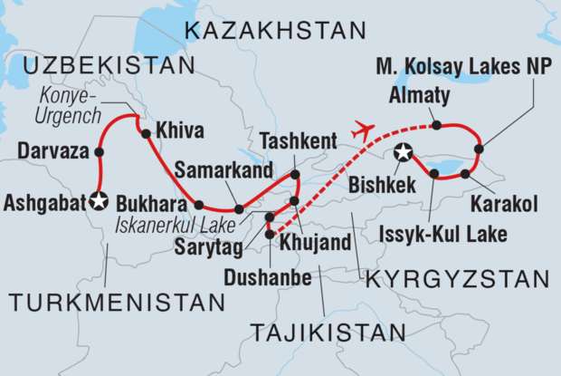 Central Asia: Five Stans Express Central Asia: Five Stans Express