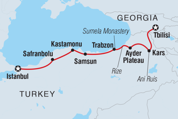 Turkey's Black Sea: Istanbul to Tbilisi