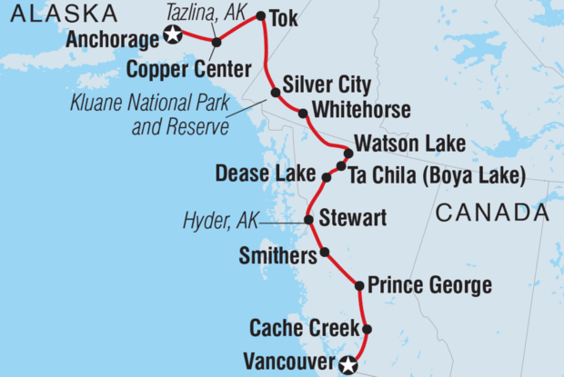 Wild Canada & Alaska: Vancouver to Anchorage Wild Canada & Alaska: Vancouver to Anchorage