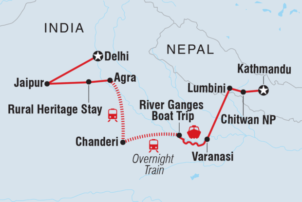 Highlights of India & Nepal