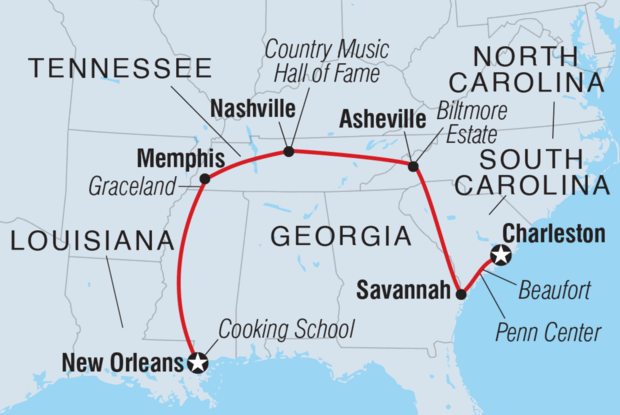 Best of the South: Charleston to New Orleans