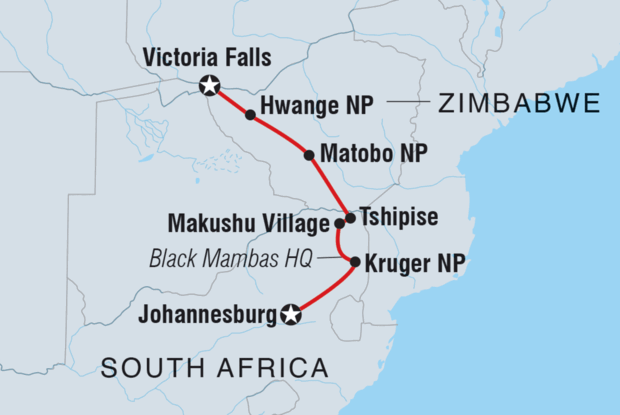 Vic Falls to Kruger Vic Falls to Kruger