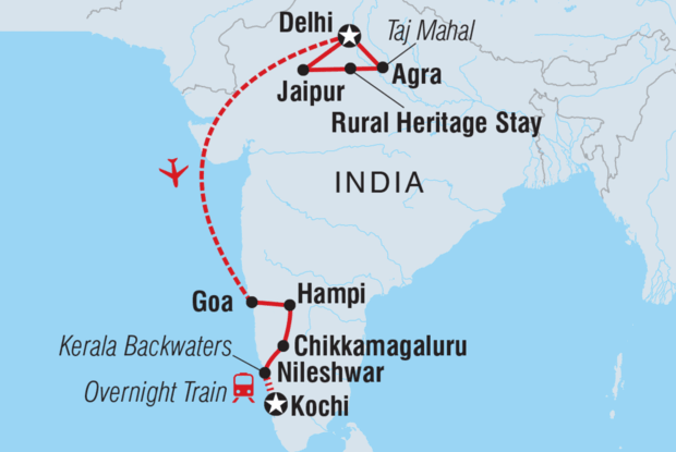 India's Golden Triangle & Southern Highlights India's Golden Triangle & Southern Highlights