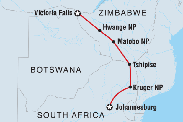 18 to 35s Essential African Safari
