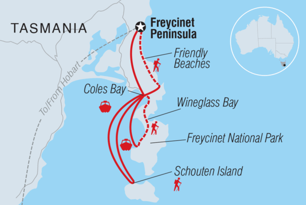 Tasmania's Freycinet Experience Walk