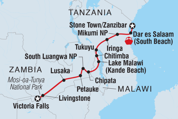 Vic Falls to Zanzibar Vic Falls to Zanzibar