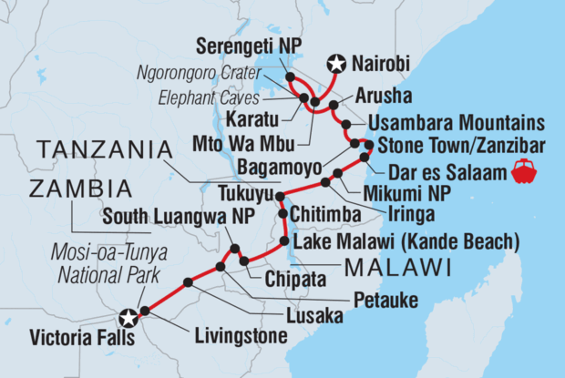Vic Falls to Kenya Vic Falls to Kenya