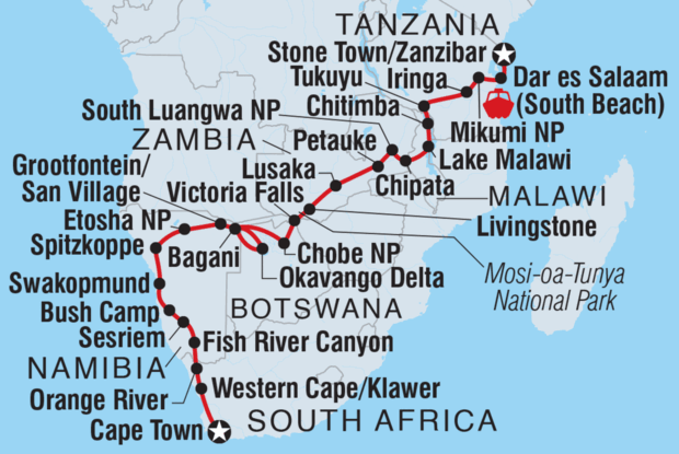 Cape Town to Zanzibar Cape Town to Zanzibar