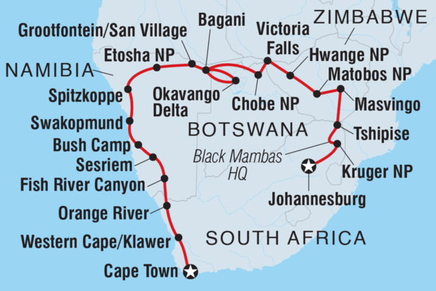 Southern Africa Adventure Southern Africa Adventure