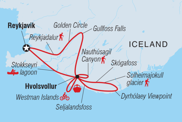 Iceland: Hike, Bike & Kayak