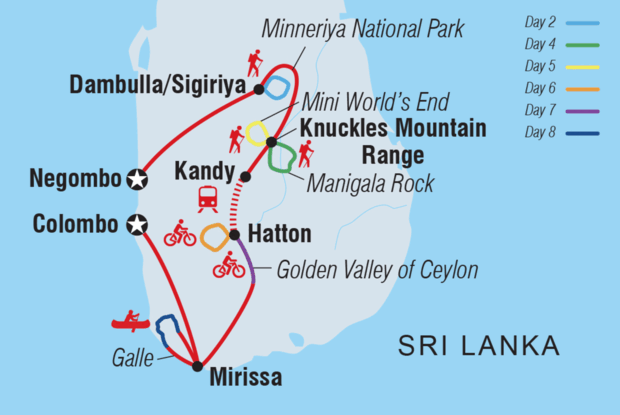 Sri Lanka: Hike, Bike & Kayak