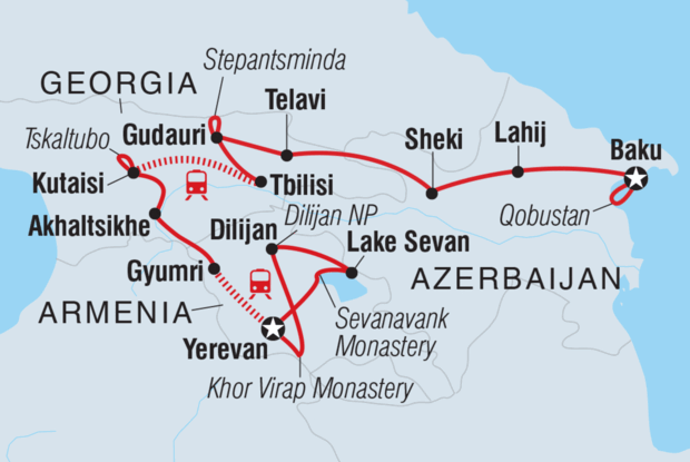 Azerbaijan, Georgia & Armenia Adventure