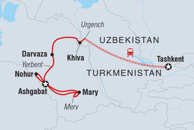 Tashkent to Ashgabat Tashkent to Ashgabat