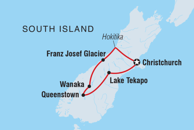 New Zealand South Island Express New Zealand South Island Express