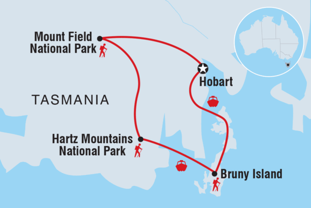 Walk Bruny Island & Tasmania's South West