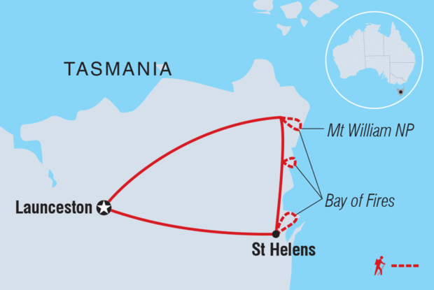 Walk Tasmania's Bay of Fires