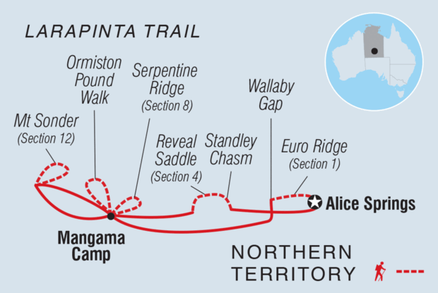 Hike the Larapinta Trail