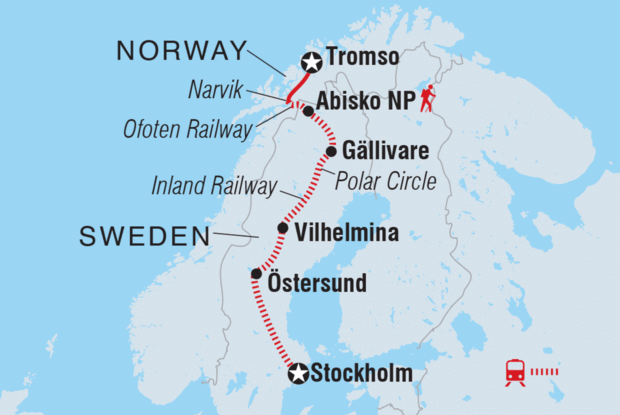 Northern Sweden by Rail