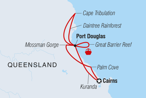 Best of Cairns, Great Barrier Reef & Daintree