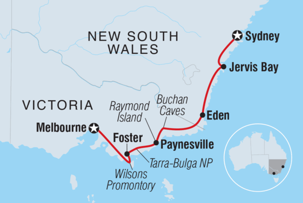 Melbourne to Sydney Adventure Melbourne to Sydney Adventure