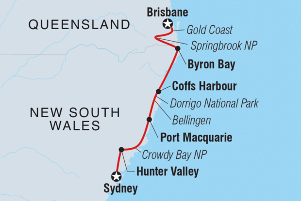 Sydney to Brisbane Adventure