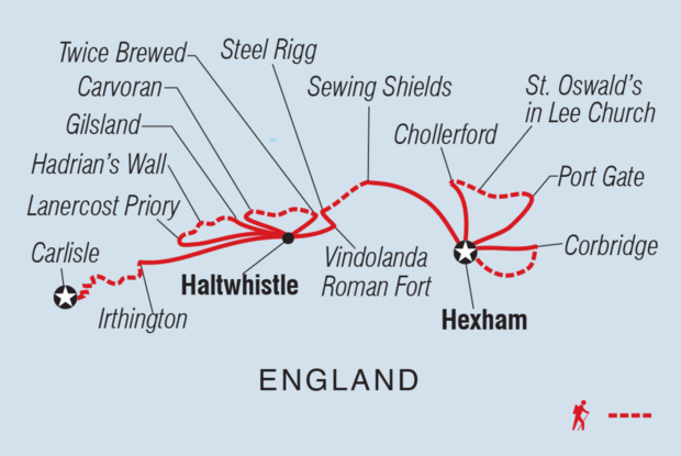 Walk Hadrian's Wall Highlights