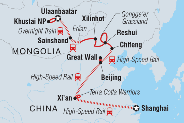 China & Mongolia Railway Adventure China & Mongolia Railway Adventure