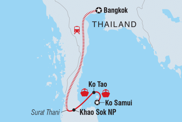Thailand Beaches: Bangkok to Ko Samui Thailand Beaches: Bangkok to Ko Samui