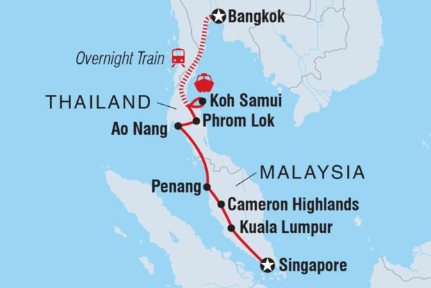 18 to 35s Real Bangkok to Singapore