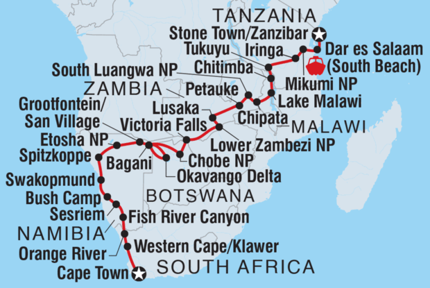 Cape Town to Zanzibar Cape Town to Zanzibar